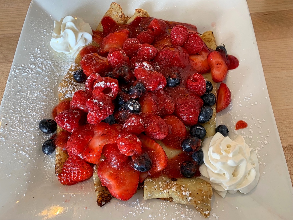 Red, White And Blue Crepes To Celebrate The Women’s World Cup Final – United States vs. Netherlands